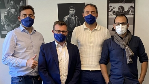 RENCONTRE ENTRE LES DIRIGEANTS DE LA FFJUDO ET LE MAIRE DE CLICHY-SOUS-BOIS
