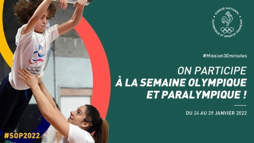 DÉBUT DE LA 6E ÉDITION DE LA SEMAINE OLYMPIQUE ET PARALYMPIQUE !