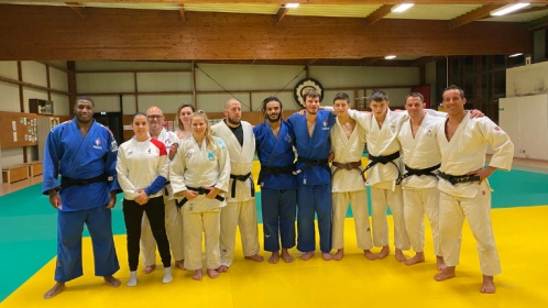 L'EQUIPE DE FRANCE DE PARA JUDO AU PÔLE FRANCE DE STRASBOURG