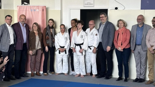 Inauguration du dojo Céline Lebrun à Villeparisis (77)