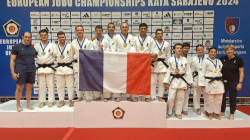 L'équipe de France kata finit première nation à Sarajevo