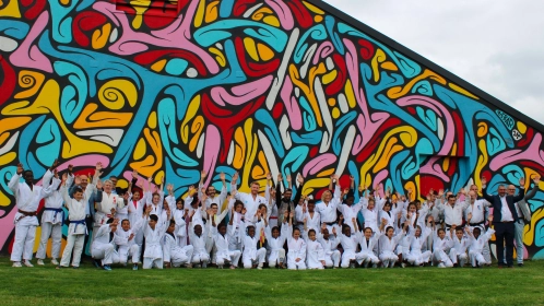 Le Judo Club Chalettois inaugure cinq dojos solidaires
