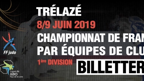 BILLETTERIE - CHAMPIONNAT DE FRANCE SENIORS PAR EQ. 1E DIV - TRÉLAZÉ